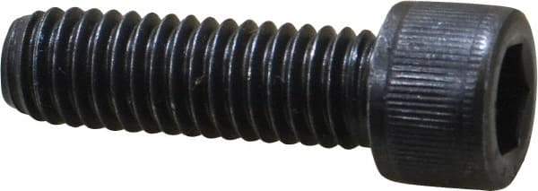 Value Collection - 3/8-16 UNC Hex Socket Drive, Socket Cap Screw - Alloy Steel, Black Oxide Finish, Fully Threaded, 1-1/4" Length Under Head - USA Tool & Supply