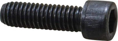 Value Collection - 3/8-16 UNC Hex Socket Drive, Socket Cap Screw - Alloy Steel, Black Oxide Finish, Fully Threaded, 1-1/4" Length Under Head - USA Tool & Supply