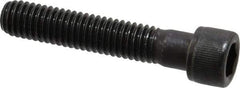 Value Collection - 3/8-16 UNC Hex Socket Drive, Socket Cap Screw - Alloy Steel, Black Oxide Finish, Partially Threaded, 2" Length Under Head - USA Tool & Supply