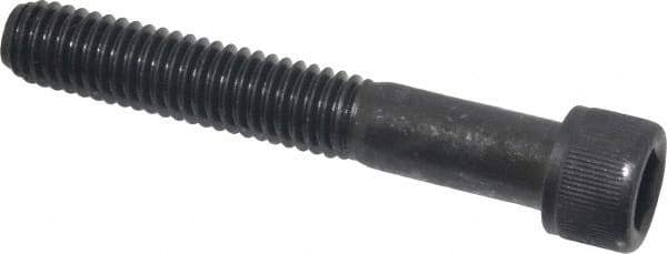 Value Collection - 3/8-16 UNC Hex Socket Drive, Socket Cap Screw - Alloy Steel, Black Oxide Finish, Partially Threaded, 2-1/2" Length Under Head - USA Tool & Supply