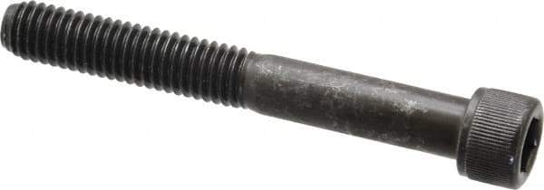 Value Collection - 3/8-16 UNC Hex Socket Drive, Socket Cap Screw - Alloy Steel, Black Oxide Finish, Partially Threaded, 3" Length Under Head - USA Tool & Supply