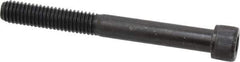 Value Collection - 3/8-16 UNC Hex Socket Drive, Socket Cap Screw - Alloy Steel, Black Oxide Finish, Partially Threaded, 3-1/2" Length Under Head - USA Tool & Supply