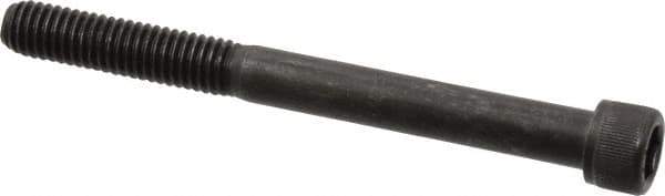 Value Collection - 3/8-16 UNC Hex Socket Drive, Socket Cap Screw - Alloy Steel, Black Oxide Finish, Partially Threaded, 4" Length Under Head - USA Tool & Supply