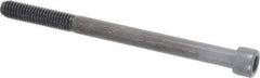 Value Collection - 3/8-16 UNC Hex Socket Drive, Socket Cap Screw - Alloy Steel, Black Oxide Finish, Partially Threaded, 5" Length Under Head - USA Tool & Supply