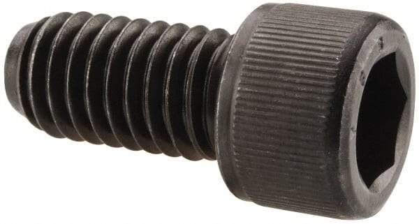 Value Collection - 7/16-14 UNC Hex Socket Drive, Socket Cap Screw - Alloy Steel, Black Oxide Finish, Fully Threaded, 7/8" Length Under Head - USA Tool & Supply