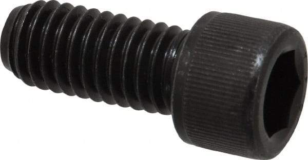 Value Collection - 7/16-14 UNC Hex Socket Drive, Socket Cap Screw - Alloy Steel, Black Oxide Finish, Fully Threaded, 1" Length Under Head - USA Tool & Supply