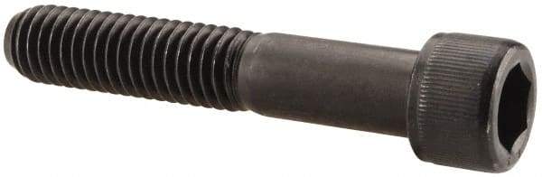 Value Collection - 7/16-14 UNC Hex Socket Drive, Socket Cap Screw - Alloy Steel, Black Oxide Finish, Partially Threaded, 2-1/2" Length Under Head - USA Tool & Supply