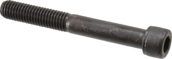 Value Collection - 1/2-13 UNC Hex Socket Drive, Socket Cap Screw - Alloy Steel, Black Oxide Finish, Partially Threaded, 4" Length Under Head - USA Tool & Supply