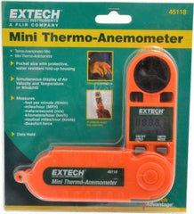 Extech - 0.5 to 28 m/Sec Air Anemometer - 122°F Max - USA Tool & Supply