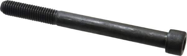 Value Collection - 1/2-13 UNC Hex Socket Drive, Socket Cap Screw - Alloy Steel, Black Oxide Finish, Partially Threaded, 5-1/2" Length Under Head - USA Tool & Supply