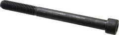 Value Collection - 1/2-13 UNC Hex Socket Drive, Socket Cap Screw - Alloy Steel, Black Oxide Finish, Partially Threaded, 5-1/2" Length Under Head - USA Tool & Supply