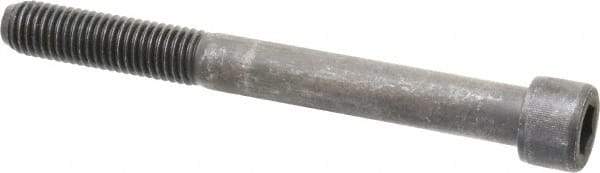 Value Collection - 5/8-11 UNC Hex Socket Drive, Socket Cap Screw - Alloy Steel, Black Oxide Finish, Partially Threaded, 6" Length Under Head - USA Tool & Supply