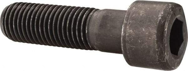 Value Collection - 1-8 UNC Hex Socket Drive, Socket Cap Screw - Alloy Steel, Black Oxide Finish, Partially Threaded, 3-1/2" Length Under Head - USA Tool & Supply