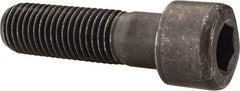 Value Collection - 1-8 UNC Hex Socket Drive, Socket Cap Screw - Alloy Steel, Black Oxide Finish, Partially Threaded, 3-1/2" Length Under Head - USA Tool & Supply