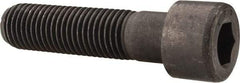 Value Collection - 1-8 UNC Hex Socket Drive, Socket Cap Screw - Alloy Steel, Black Oxide Finish, Partially Threaded, 4" Length Under Head - USA Tool & Supply