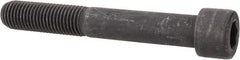 Value Collection - 1-8 UNC Hex Socket Drive, Socket Cap Screw - Alloy Steel, Black Oxide Finish, Partially Threaded, 7" Length Under Head - USA Tool & Supply