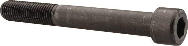 Value Collection - 1-8 UNC Hex Socket Drive, Socket Cap Screw - Alloy Steel, Black Oxide Finish, Partially Threaded, 8" Length Under Head - USA Tool & Supply