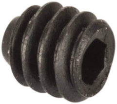 Value Collection - #0-80 UNF, 1/16" OAL, Cup Point Set Screw - Grade 8 Alloy Steel, 0.028" Key - USA Tool & Supply