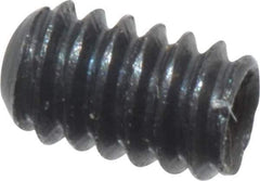 Value Collection - #0-80 UNF, 3/32" OAL, Cup Point Set Screw - Grade 8 Alloy Steel, 0.028" Key - USA Tool & Supply