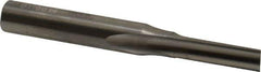 Onsrud - 3/16" Diam, 1/4" Shank Diam, 5/8" Length of Cut, 1 Flute Single Edge Straight Router Bit - 2" Overall Length, Left Hand Cut, Solid Carbide - USA Tool & Supply