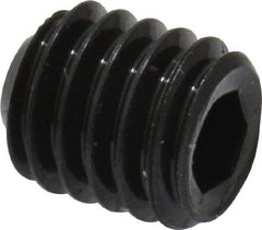 Value Collection - #8-36 UNF, 3/16" OAL, Cup Point Set Screw - Grade 8 Alloy Steel, 5/64" Key - USA Tool & Supply
