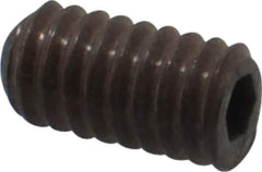 Value Collection - #8-36 UNF, 5/16" OAL, Cup Point Set Screw - Grade 8 Alloy Steel, 5/64" Key - USA Tool & Supply