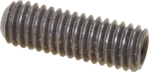 Value Collection - #8-36 UNF, 1/2" OAL, Cup Point Set Screw - Grade 8 Alloy Steel, 5/64" Key - USA Tool & Supply
