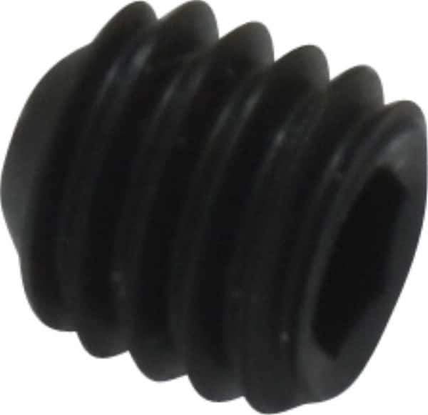 Value Collection - #10-32 UNF, 3/16" OAL, Cup Point Set Screw - Grade 8 Alloy Steel, 3/32" Key - USA Tool & Supply
