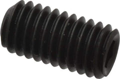 Value Collection - #10-32 UNF, 3/8" OAL, Cup Point Set Screw - Grade 8 Alloy Steel, 3/32" Key - USA Tool & Supply