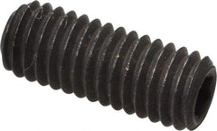 Value Collection - #10-32 UNF, 1/2" OAL, Cup Point Set Screw - Grade 8 Alloy Steel, 3/32" Key - USA Tool & Supply