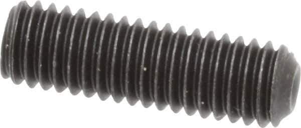 Value Collection - #10-32 UNF, 5/8" OAL, Cup Point Set Screw - Grade 8 Alloy Steel, 3/32" Key - USA Tool & Supply