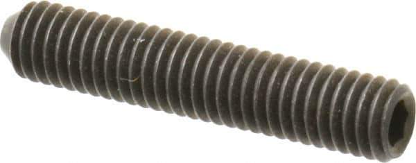 Value Collection - #10-32 UNF, 1" OAL, Cup Point Set Screw - Grade 8 Alloy Steel, 3/32" Key - USA Tool & Supply