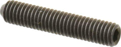 Value Collection - #10-32 UNF, 1" OAL, Cup Point Set Screw - Grade 8 Alloy Steel, 3/32" Key - USA Tool & Supply