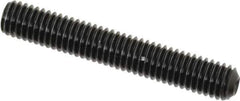Value Collection - #10-32 UNF, 1-1/4" OAL, Cup Point Set Screw - Grade 8 Alloy Steel, 3/32" Key - USA Tool & Supply