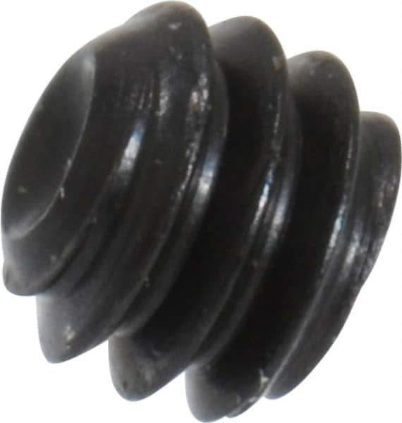 Value Collection - #2-56 UNC, 1/16" OAL, Cup Point Set Screw - Grade 8 Alloy Steel, 0.035" Key - USA Tool & Supply