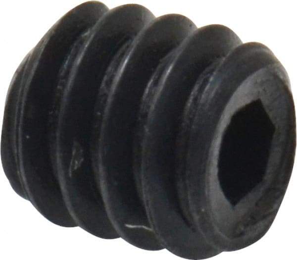Value Collection - #2-56 UNC, 3/32" OAL, Cup Point Set Screw - Grade 8 Alloy Steel, 0.035" Key - USA Tool & Supply