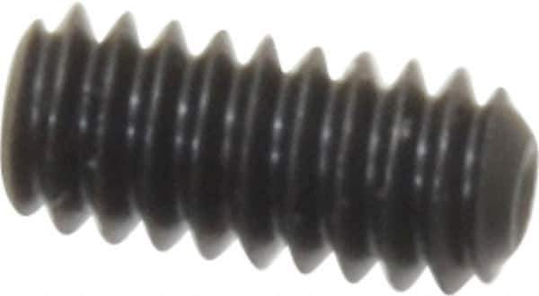 Value Collection - #2-56 UNC, 3/16" OAL, Cup Point Set Screw - Grade 8 Alloy Steel, 0.035" Key - USA Tool & Supply