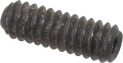 Value Collection - #2-56 UNC, 1/4" OAL, Cup Point Set Screw - Grade 8 Alloy Steel, 0.035" Key - USA Tool & Supply