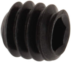 Value Collection - #3-48 UNC, 3/32" OAL, Cup Point Set Screw - Grade 8 Alloy Steel, 0.05" Key - USA Tool & Supply