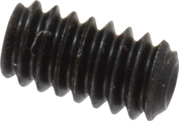 Value Collection - #3-48 UNC, 3/16" OAL, Cup Point Set Screw - Grade 8 Alloy Steel, 0.05" Key - USA Tool & Supply