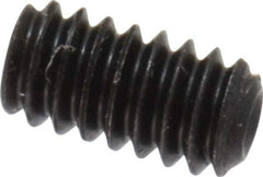 Value Collection - #3-48 UNC, 3/16" OAL, Cup Point Set Screw - Grade 8 Alloy Steel, 0.05" Key - USA Tool & Supply