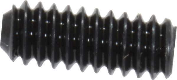 Value Collection - #3-48 UNC, 1/4" OAL, Cup Point Set Screw - Grade 8 Alloy Steel, 0.05" Key - USA Tool & Supply
