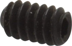 Value Collection - #4-40 UNC, 3/16" OAL, Cup Point Set Screw - Grade 8 Alloy Steel, 0.05" Key - USA Tool & Supply
