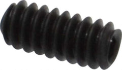 Value Collection - #4-40 UNC, 1/4" OAL, Cup Point Set Screw - Grade 8 Alloy Steel, 0.05" Key - USA Tool & Supply