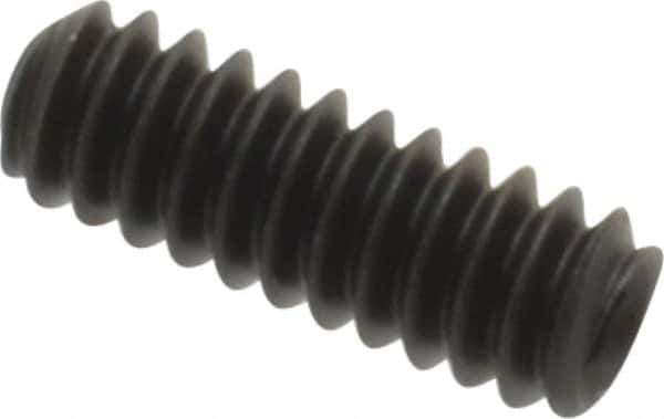 Value Collection - #4-40 UNC, 5/16" OAL, Cup Point Set Screw - Grade 8 Alloy Steel, 0.05" Key - USA Tool & Supply