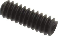 Value Collection - #4-40 UNC, 5/16" OAL, Cup Point Set Screw - Grade 8 Alloy Steel, 0.05" Key - USA Tool & Supply