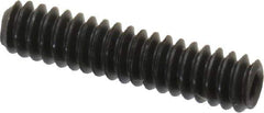 Value Collection - #4-40 UNC, 1/2" OAL, Cup Point Set Screw - Grade 8 Alloy Steel, 0.05" Key - USA Tool & Supply