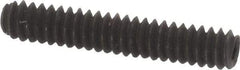 Value Collection - #4-40 UNC, 5/8" OAL, Cup Point Set Screw - Grade 8 Alloy Steel, 0.05" Key - USA Tool & Supply