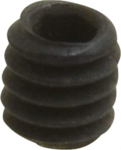 Value Collection - #5-40 UNC, 1/8" OAL, Cup Point Set Screw - Grade 8 Alloy Steel, 1/16" Key - USA Tool & Supply