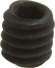Value Collection - #5-40 UNC, 1/8" OAL, Cup Point Set Screw - Grade 8 Alloy Steel, 1/16" Key - USA Tool & Supply